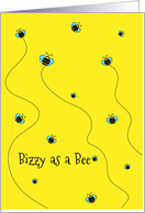 Bizzy as a Bee Ph 1:3 Happy Birthday card