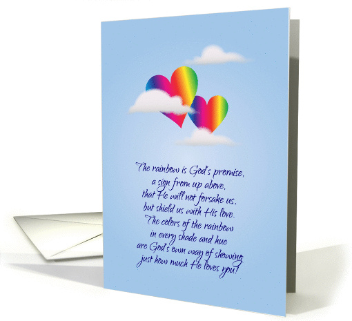 True Meaning of the Rainbow - Encouragement card (1425270)