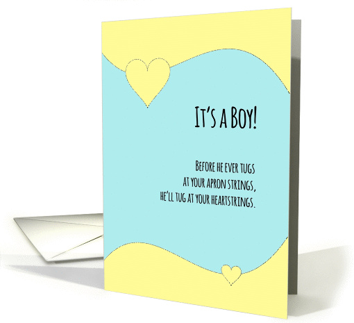 It's A Boy Baby Congratulations card (1463464)