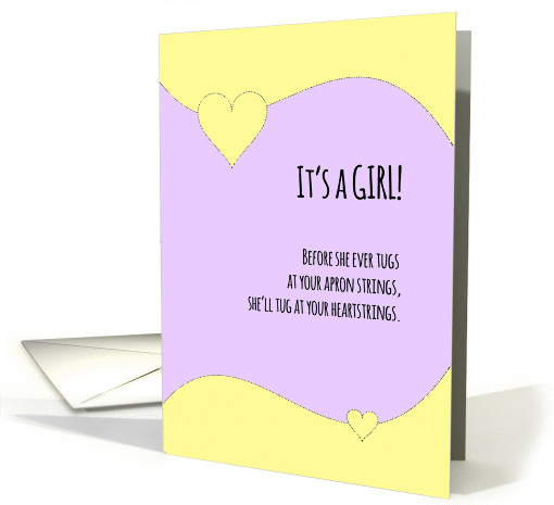 It's A Girl Baby Congratulations card (1463468)