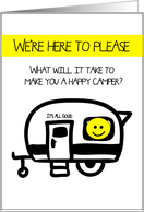 Happy Camper Sales Follow Up Close the Deal card