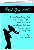 Happy Birthday and Thank You Dad card