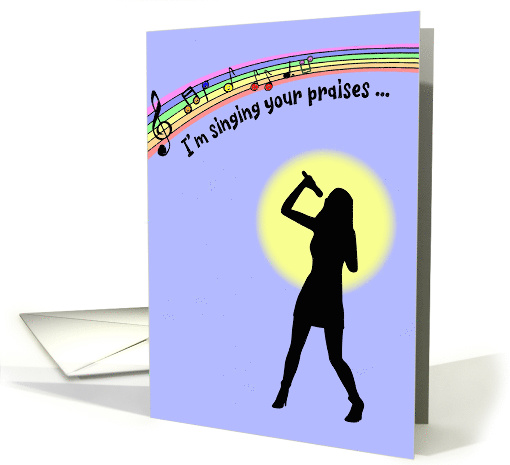 Singing Your Praises, Granny! Gorgeous Granny Day July 23rd card