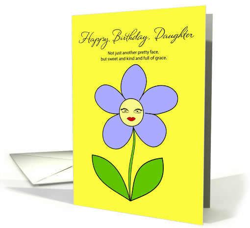 Happy Birthday Daughter Not Just Another Pretty Face card (1649204)