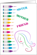 Happy Mother’s Day Sister Mother Friend card