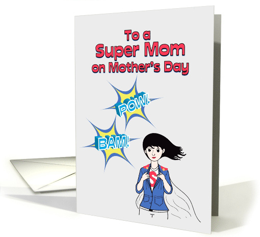 To A Super Mom of All Boys card (1732504)
