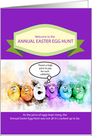 Annual Easter Egg Hunt Humor card