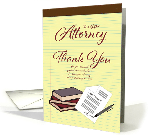 Thank You Attorney At Law card (1812332)