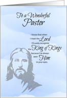 To A Wonderful Pastor Thank You card