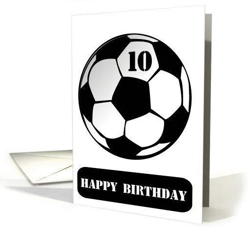 Happy 10th Birthday card (242512)