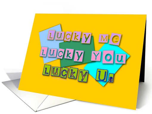 Lucky Couple card (445387)
