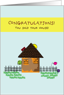 Congratulations, You Sold Your House! card
