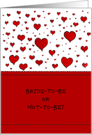 Multi Hearts Wedding Proposal card