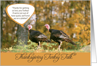 Thanksgiving Turkey Humor card