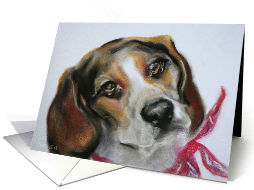 Beagle Boy, Thinking of You, friend card (728363)