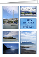 Step-Dad Birthday Sea Views card