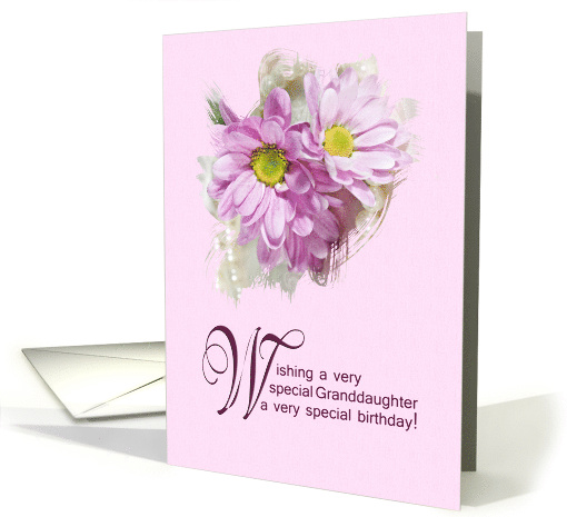 Granddaughter Birthday with Daisies card (1215704)