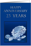 Diamonds 23rd anniversary card
