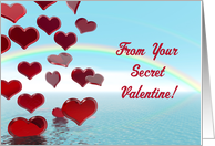 Secret Valentine’s, Falling Hearts, card