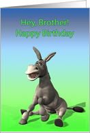 Brother Birthday, Cute Ass card