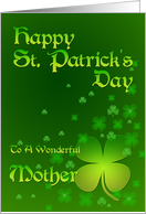 Mother St Patrick’s Day Shamrocks card