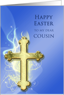 Cousin, Golden Cross Easter card