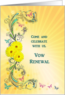 Invitation to a Vow Renewal Party card