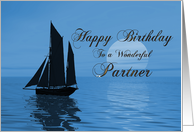 Partner Birthday Yacht card