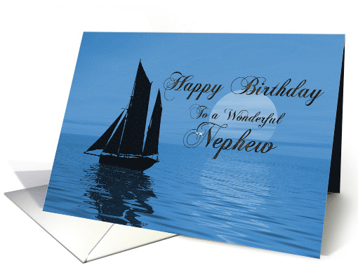 Nephew Birthday Yacht card (526111)