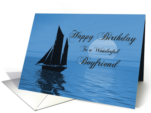Boyfriend Birthday Yacht card (526125)