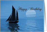 Birthday Yacht card