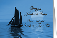 Father-to-be Father’s Day Yacht card