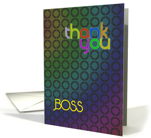 Thank You Boss card (696670)