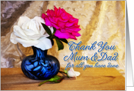 Thank You Mum and Dad card