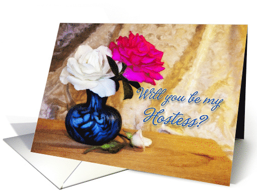 Hostess Invitation Roses card (822543)