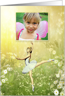 Flower Ballerina Birthday card