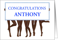 Add Any Name Sexy Congratulations card