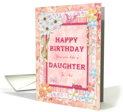 Like a Daughter Birthday Craft Look card (944847)