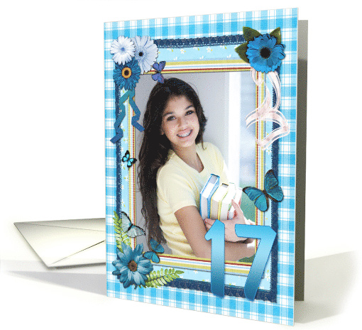 17th Birthday Photo Craft Look card (947626)