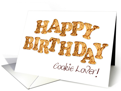 Birthday card for a cookie lover card (965799)