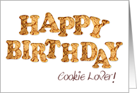 Birthday card for a cookie lover card