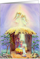 The Nativity By Sharon Sharpe card