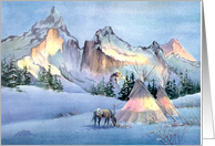 Winter Appaloosa Tipi By Sharon Sharpe card