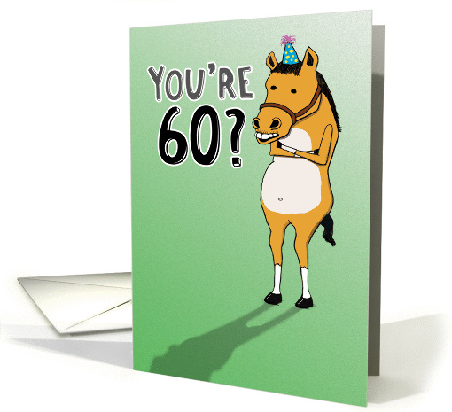 Funny 60th Birthday card (1297896)