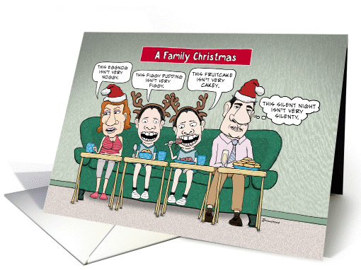 Funny Christmas Card: A Family Christmas card (1305036)