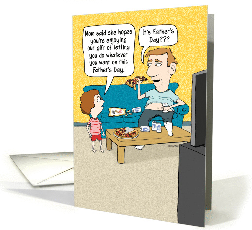 Funny Father's Day Kick Back and Relax card (1373340)