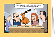 Funny Undercooked Turkey Thanksgiving card
