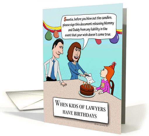 Birthday - legally speaking card (196855)