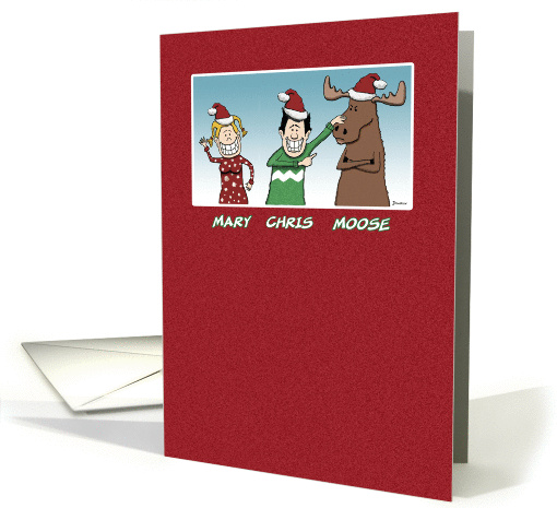Christmas card: Mary Chris Moose card (286196)