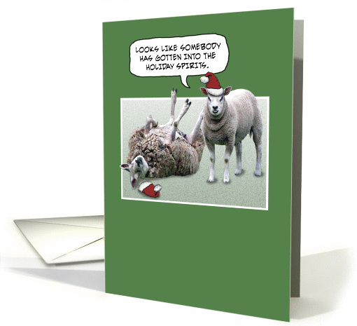 Sheepish Christmas card (299004)